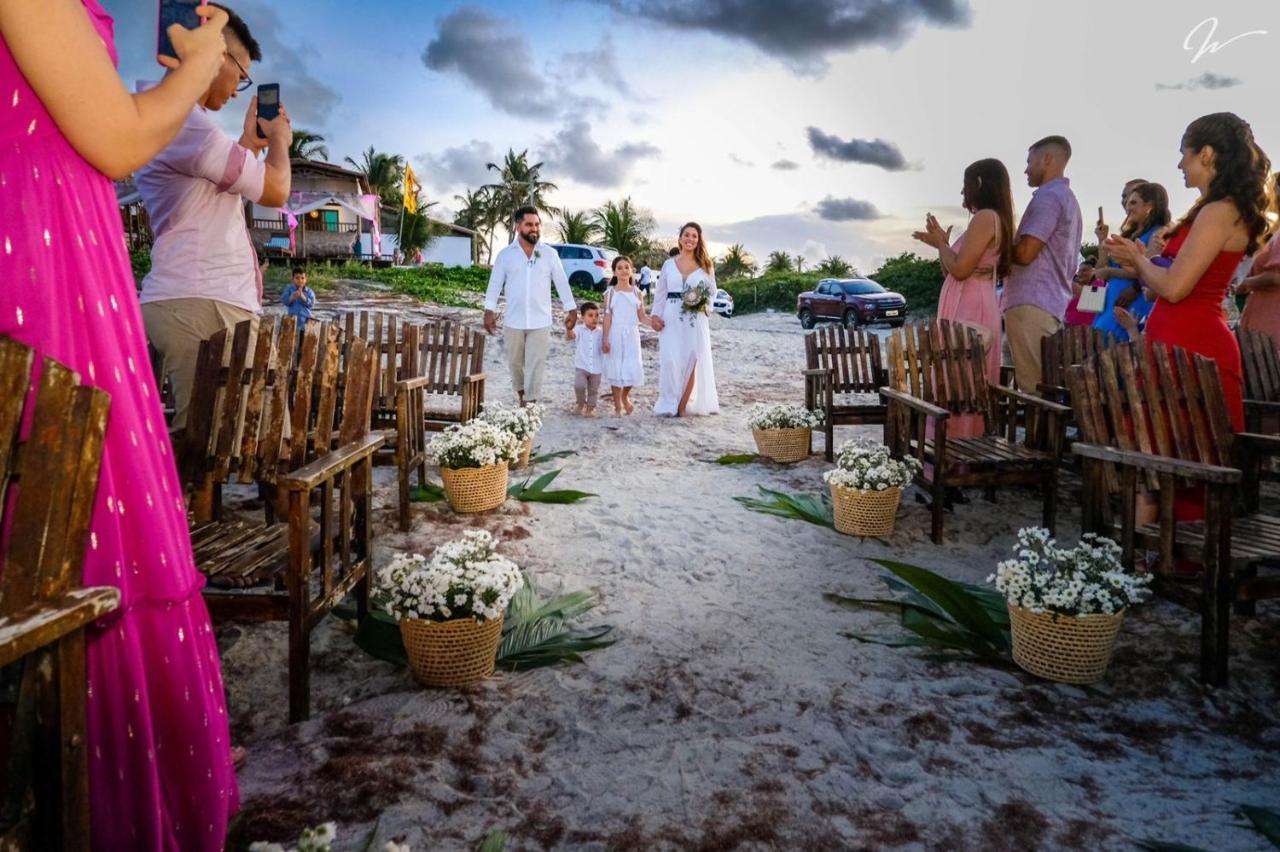 Seu Pedro Lounge Praia - Pousada E Kite Center Icapuí Dış mekan fotoğraf