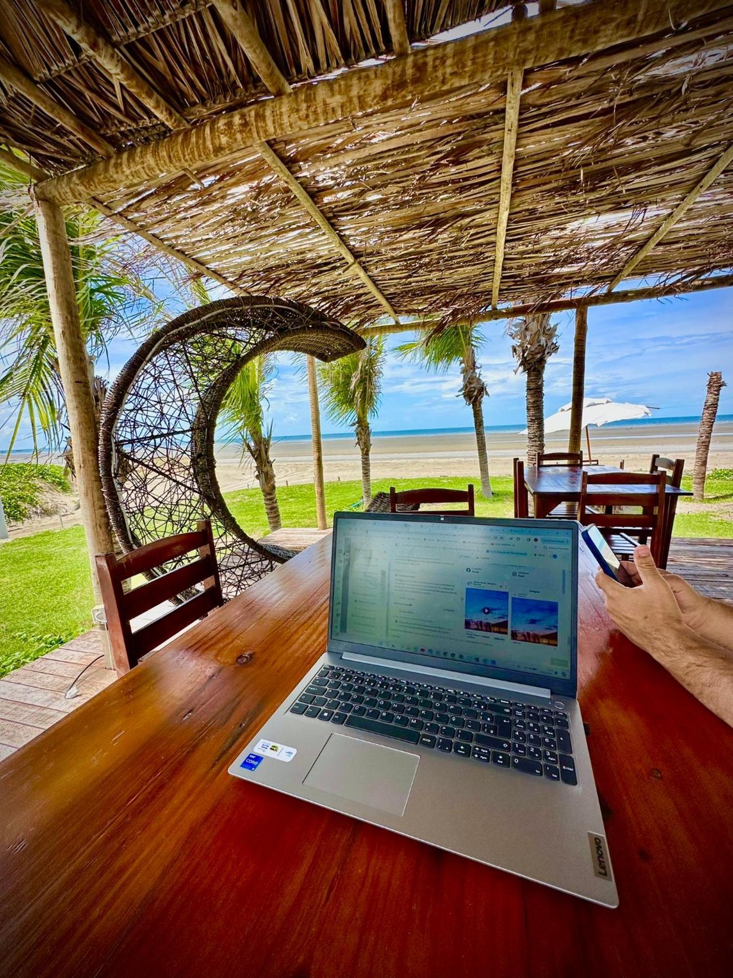 Seu Pedro Lounge Praia - Pousada E Kite Center Icapuí Dış mekan fotoğraf